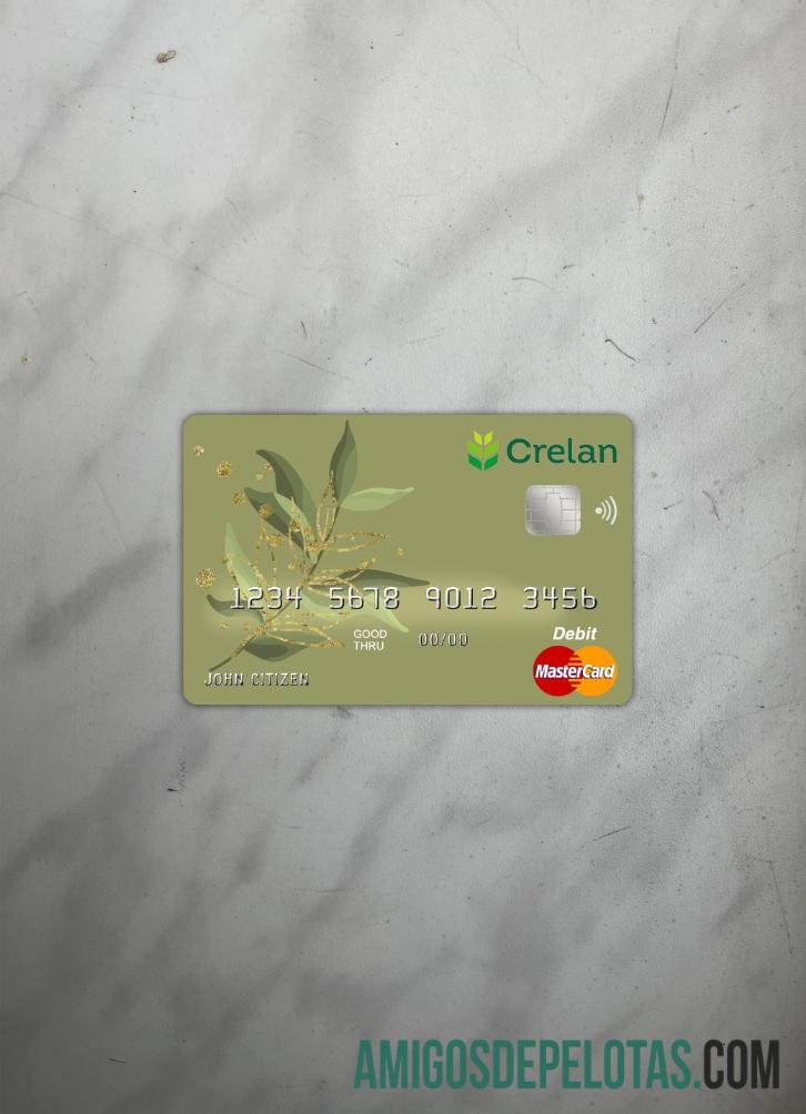 Bélgica Crelan Master Card Photolook Frente baixar para verificação
